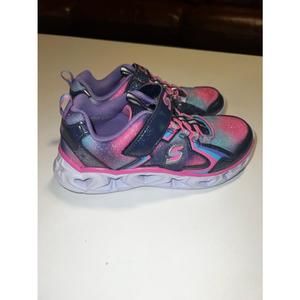 Girls light up Skechers size 2